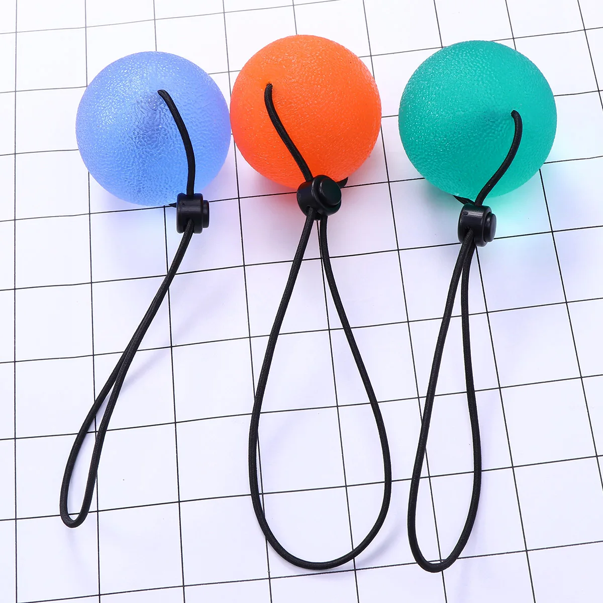 

3Pcs Grip Strengthen Balls Made of Eco Friendly Tpr Material High Elasticity String Portable for Muscle Tension Relief Joint