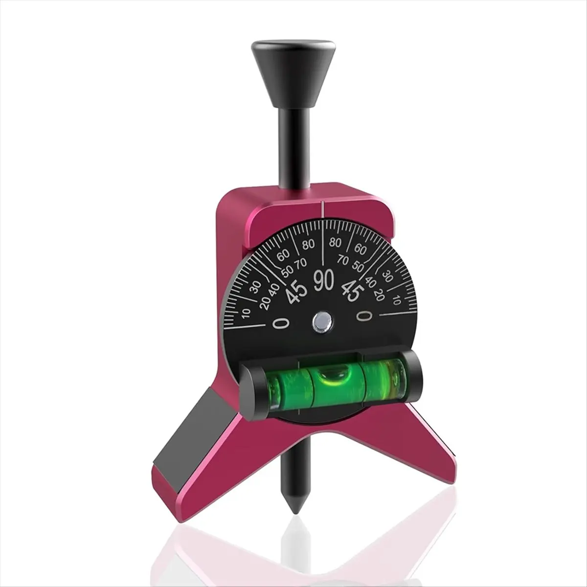 COFA Magnetic Pipe Center Finder Tool,Y-Shape Pipefitter Gauge with Bubble Protractor,Fits 1-1/2in to 6in Pipes