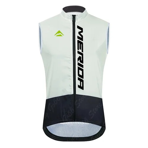 Imagen 2 del producto Mérida-Chaleco de Ciclismo sin mangas para hombre, camiseta interior de malla para Ciclismo, ropa de Ciclismo a prueba de viento, chaleco para motocicleta