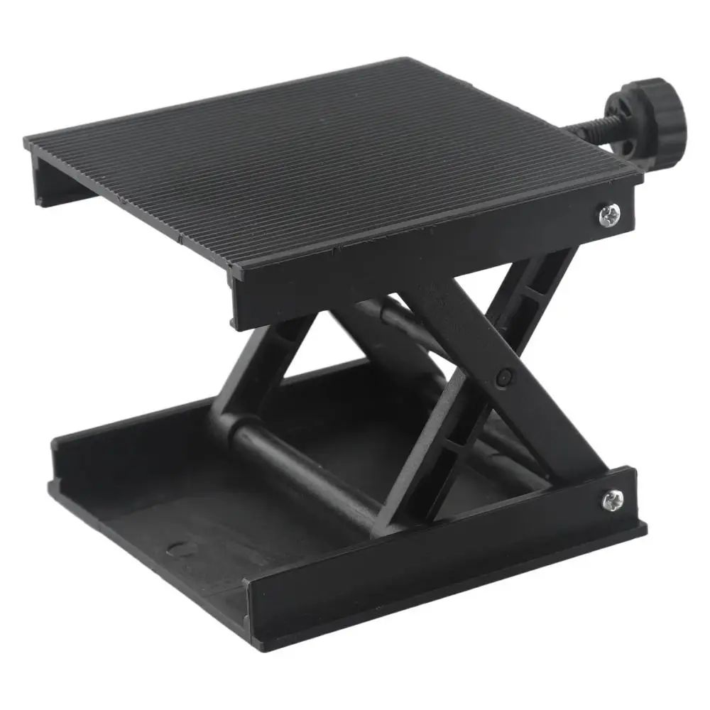 1Pcs Durable Plastic Lifting Platform Adjustable Lifting Height Small Laboratory Table 90x90mm Experiment Workbench