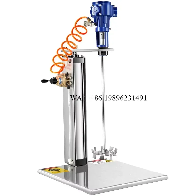 Wmwmnu for SPRALL High Speed Explosion Proof Agitator Mixer Chemical Glue Paint Stirrers 5 Gallon Pneumatic Mixer Wooden Box