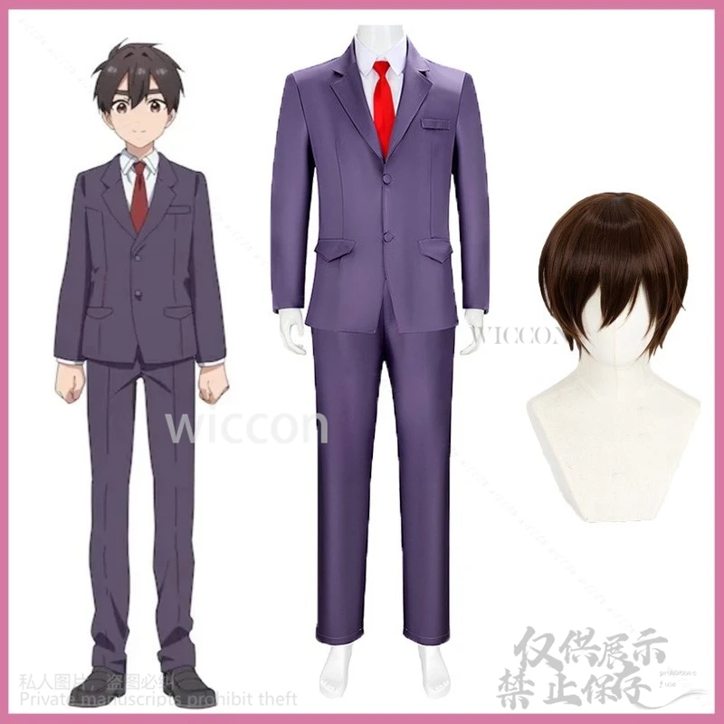 

Anime 100 Girlfriends Who Really Love You Cosplay Aishiro Rengarou DK School Uniform Suit Wig Halloween Party Boys Customized