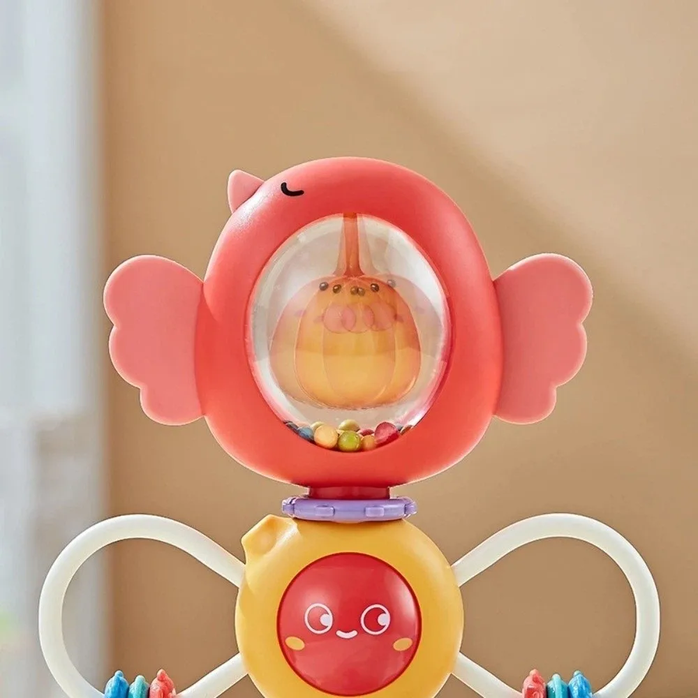 Base à ventouse, Spinner à ventouse, caractéristiques sensorielles, conception rotative, jouets pour bébé, hochet, son, chaise haute, jouets pour bébé de 6 à 12 mois