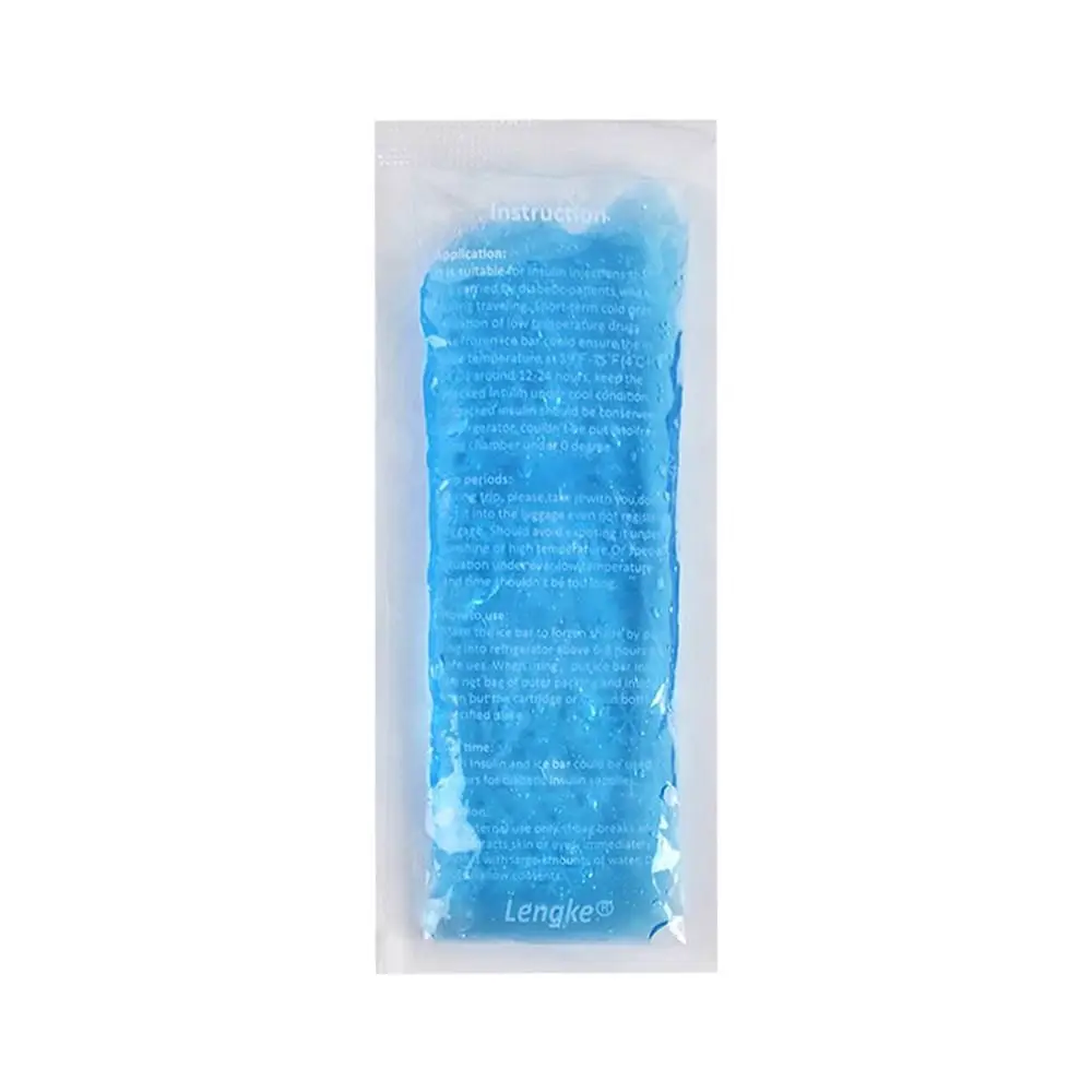 1Pcs Durable Pill Protector Insulin Cooling Bag Travel Case Medicla Cooler Cold Gel Diabetic Pocket 50g Ice Pack