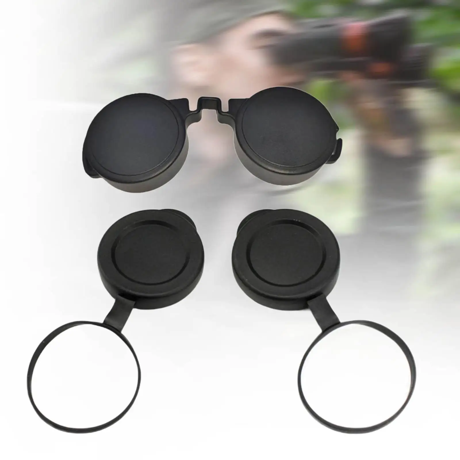 Binocular Lens Cap Professional Simple Installation Replacement Binocular Accessories Protective Covers Telescope Lens Caps