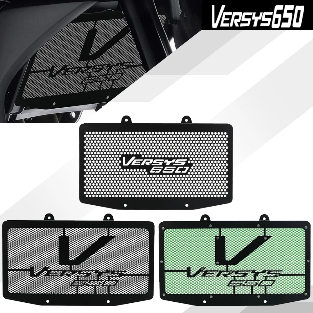 

Radiator Guard Protector Grille Cover Oil Cooler Guard FOR KAWASAKI Versys 650 KLE650 KLE 650 VERSYS650 /ABS 2006 2007 2008 2009