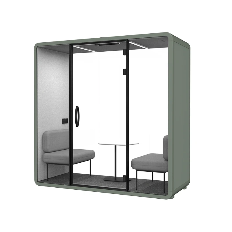New Design Portable Soundproof Office Pods Acoustic Booth Phone Booth Silent Cabin For Workspace Meeting Home School Outdoor Use