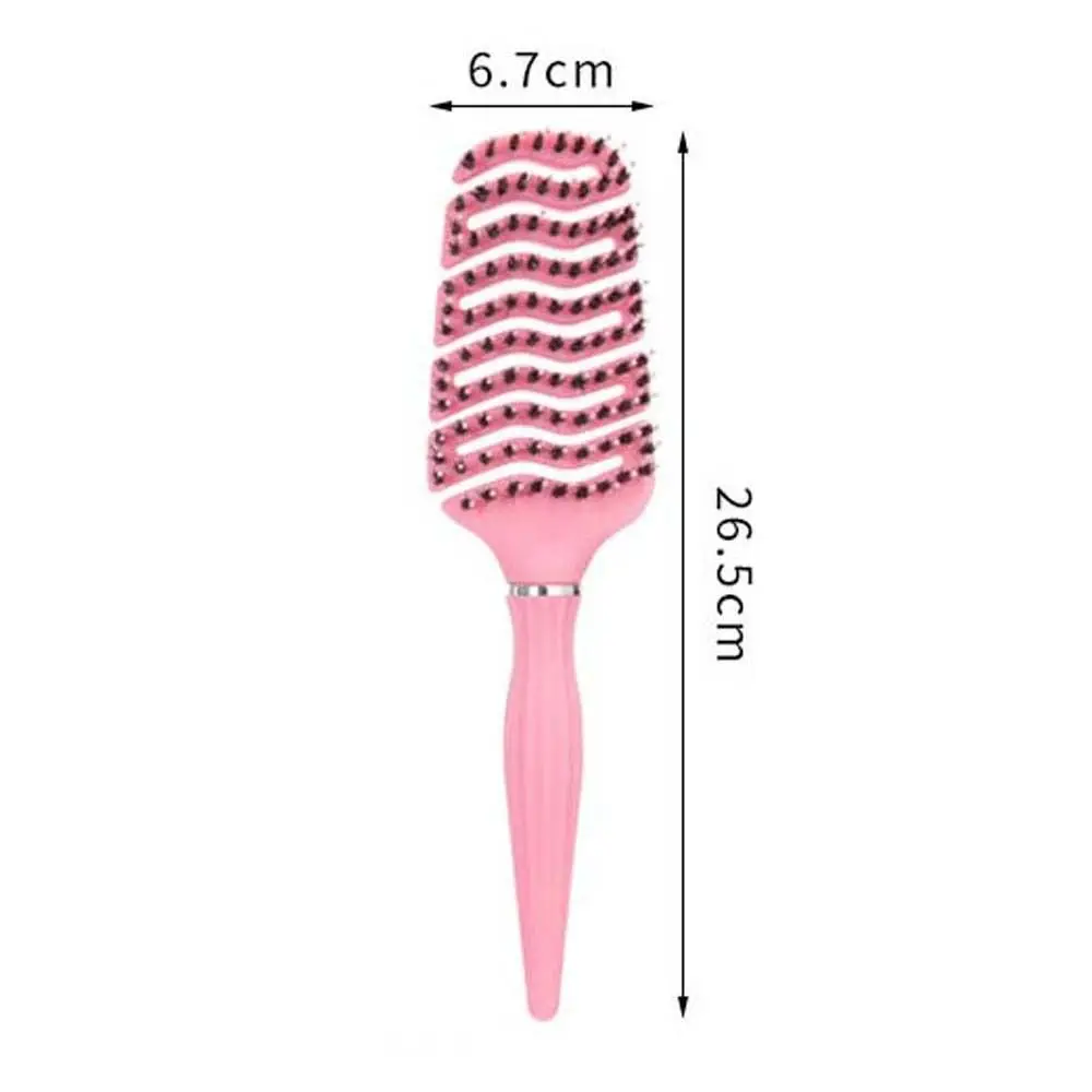 Hair Accessories Porcine Bristle Hair Comb Hair Styling Tool Hairdressing Porcine Bristle Hairbrush Scalp Massage