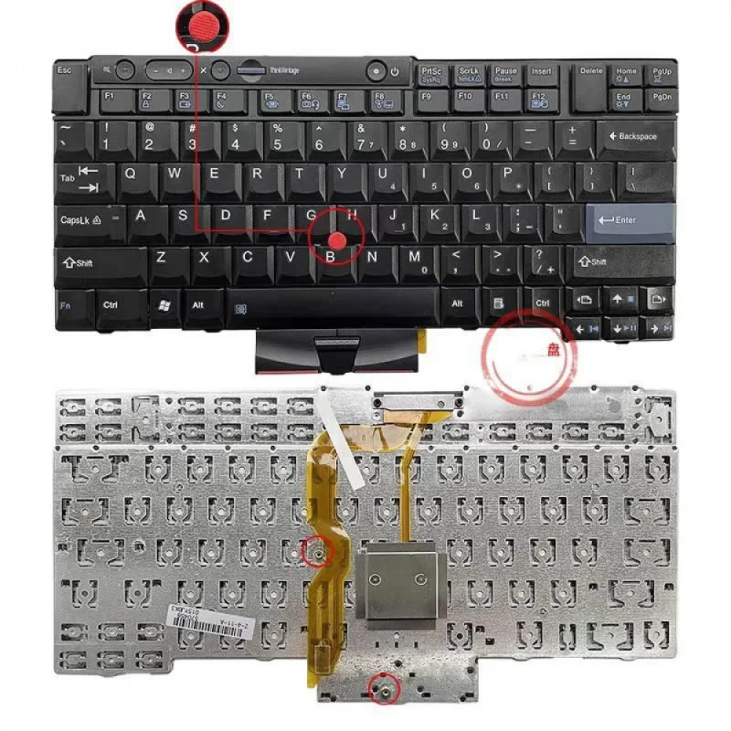 Ao+ For Lenovo ThinkPad T410 T410S T400S T520 T420I X220 T510 W510 Keyboard