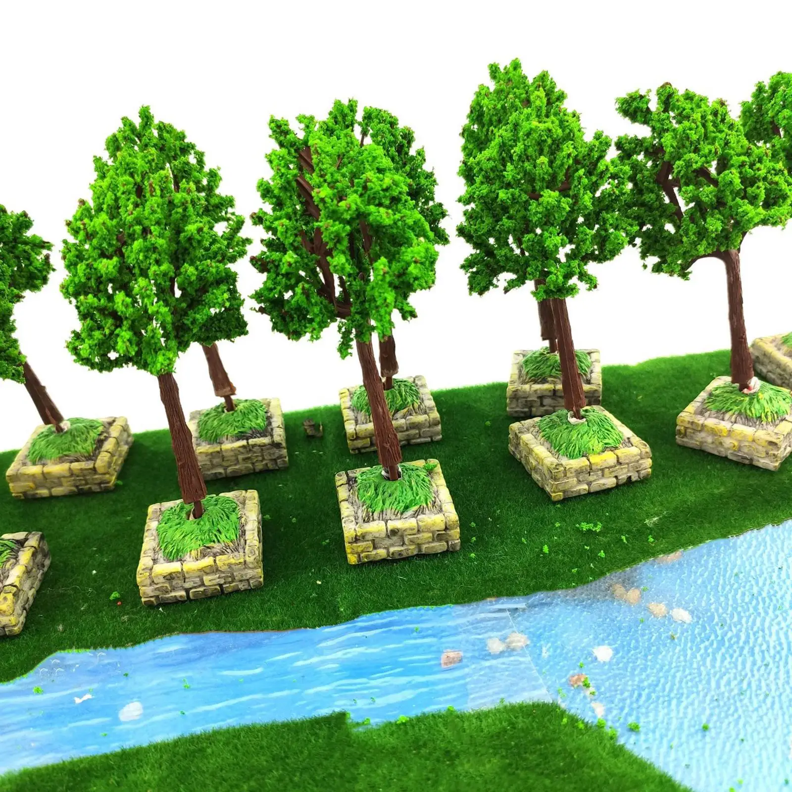 

Fairy Garden Resin Tree Altar Base Mini Pots Ornaments Vintage Decor for Miniature Houses and Landscapes
