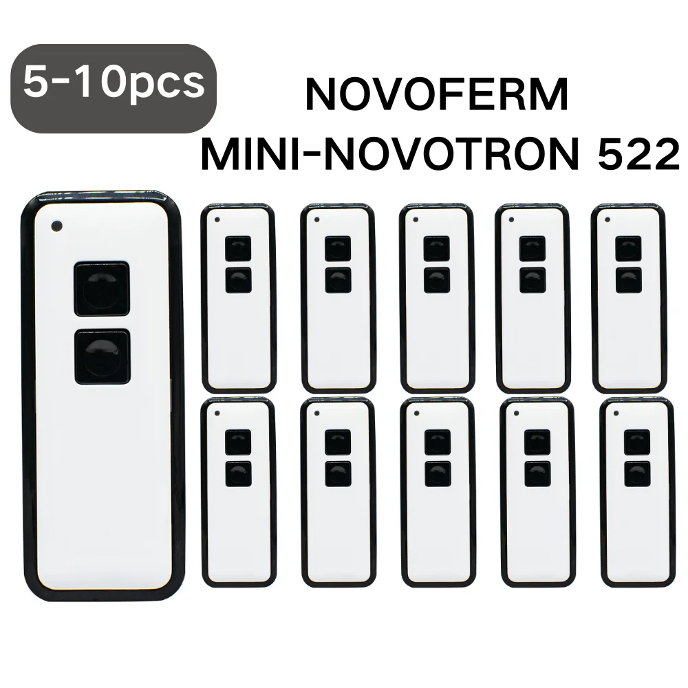 

Newest Model NOVOFERM MINI-NOVOTRON 522 524 Electric Garage Door Remote Control 433.92MHz NOVOFERM NOVOTRON 522 524 Gate Opener