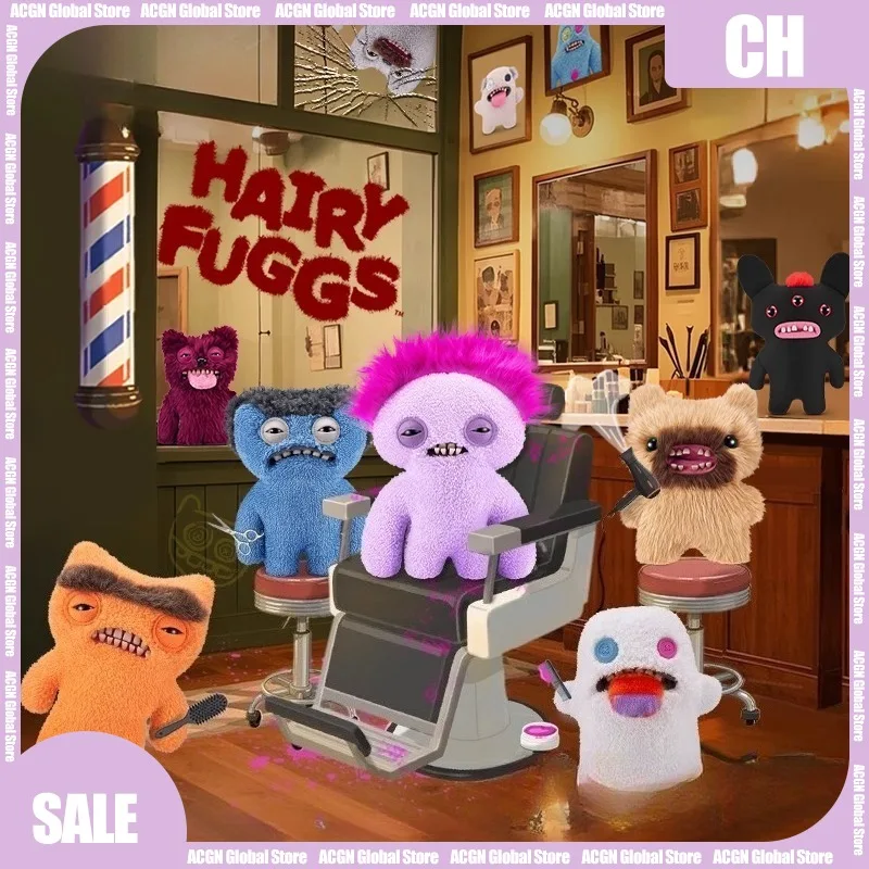 

23cm Fuggler Plush Toy - Snaggle Tooth Monster Series Official Ugly-Cute Stuffed Animal Licensed Weird Doll Collectible Gift