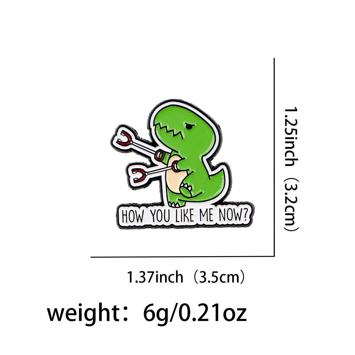 Enamel Pins Dinosaur Quotes Funny Brooch Pines Lapel Pins Badge on Backpack Clothing Accessories Animal Jewelry Birthday Gifts