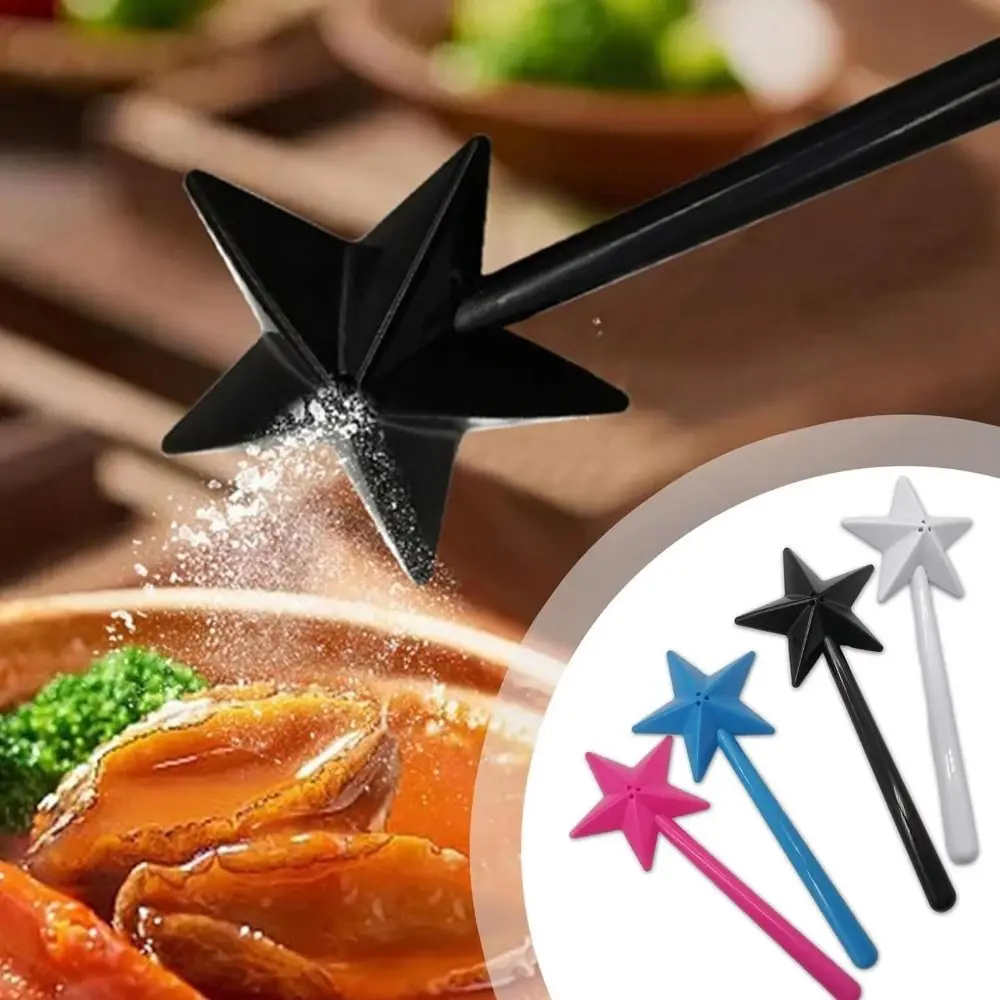 3 Holes Seasoning Magic Wand Pentagram Shape Creative Star Shaped Shake Stick Portable One Hand Operation
