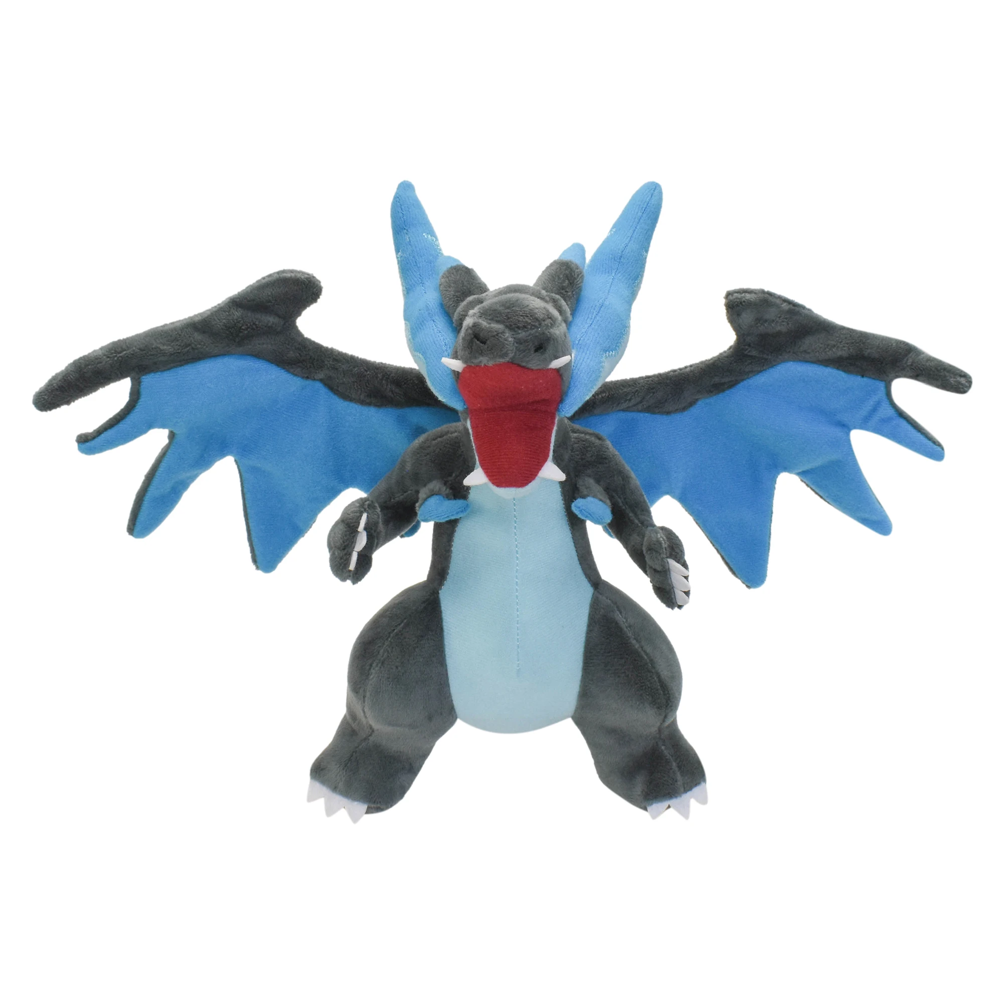 Mega Charizard X Plush Toys Mega Charizard Plushies Evolution Dolls Soft Charizard  Stuffed Animals Toys Gifts for Children 22CM