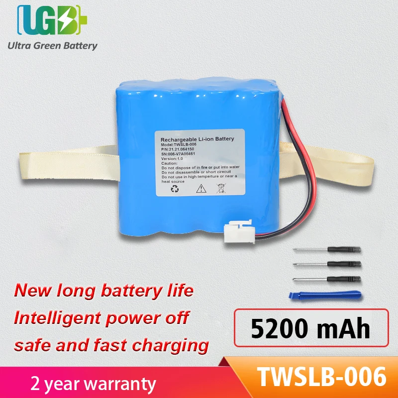 

UGB New TWSLB-006 Battery For EDAN F6 TWSLB-006 4IXR19/65-2 Vital signs monitoring Battery