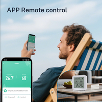Tuya New WiFi Temperature Humidity Sensor Smart Life Backlight Hygrometer Thermometer Sensor Support Alexa Google Home Assistant