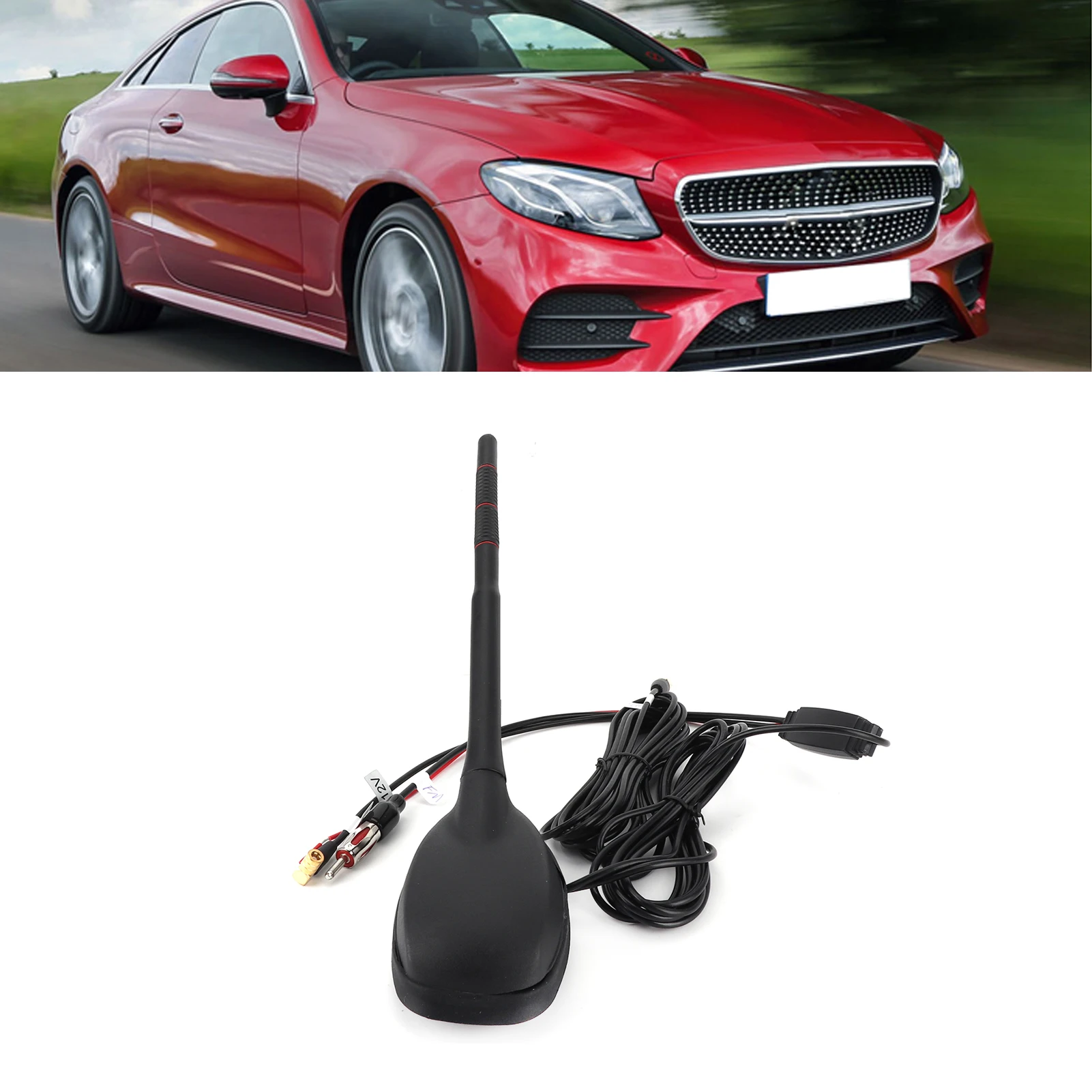 

DAB Active Antenna Car DAB+GPS+FM Antenna Active Amplified Top Roof Mount Waterproof Dustproof