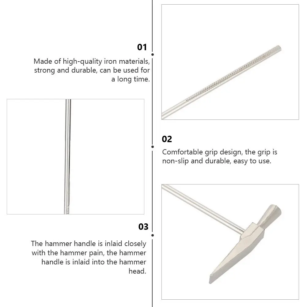 

3Pcs Percussion Instrument Accessories Tuning Hammer for Kalimba Strong Grip Exquisite Texture Portable Kalimba Tuning Hammers