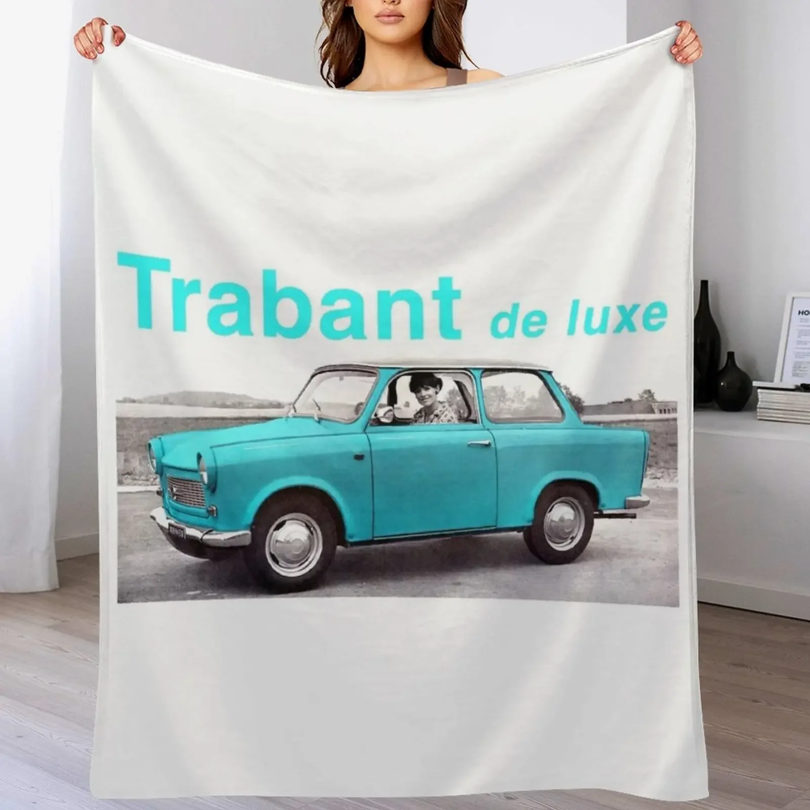 TRABANT DE LUXE Throw Blanket Warm Cozy Throw Blanket for Living Room Couch
