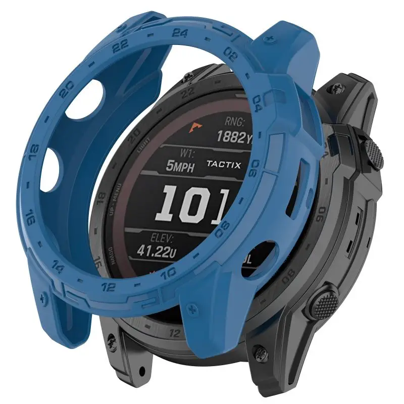 Силиконовый чехол для умных часов Garmin Enduro 2 Tactical x 7 AMOLED, прозрачный мягкий защитный бампер, защитный чехол