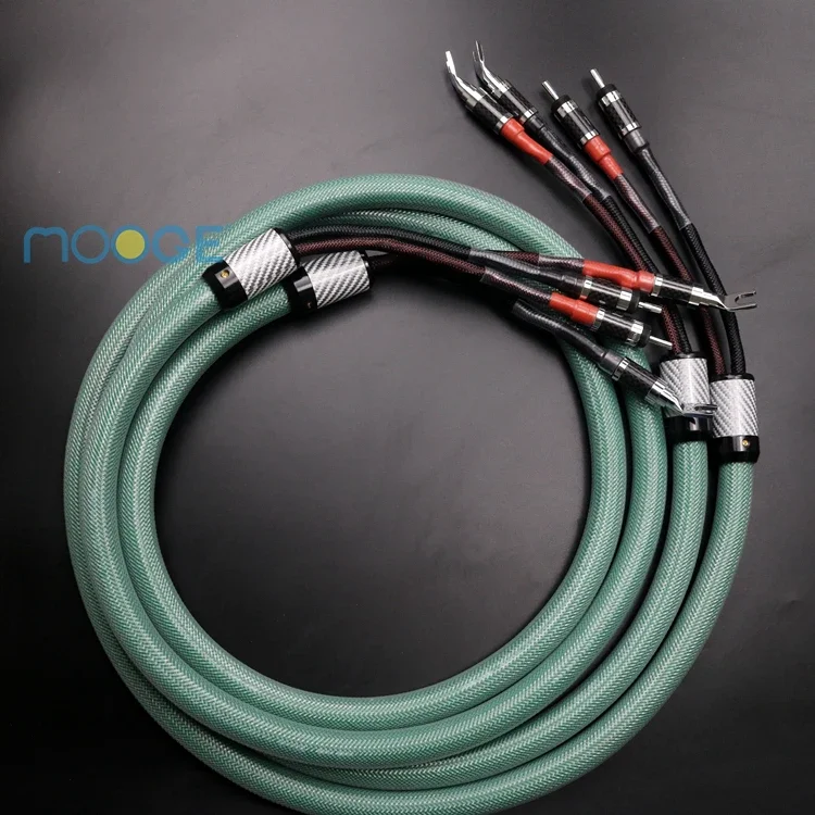 SC-002 نسخة متقدمة من النحاس والفضة المختلطة الأمريكية Mai Jingtu من كابل مكبر الصوت لمضخم الصوت من فئة الحمى HIFI Main Sp #5