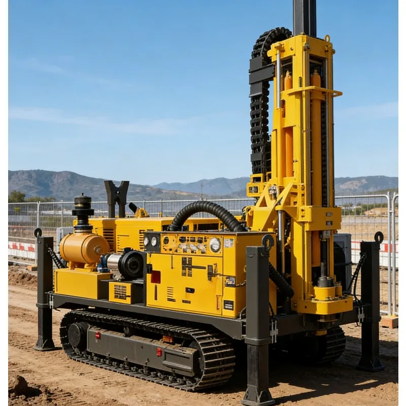 High-quality Tracked 300m/500m Water Well Drilling Rig Suitable for Deep Well Drilling