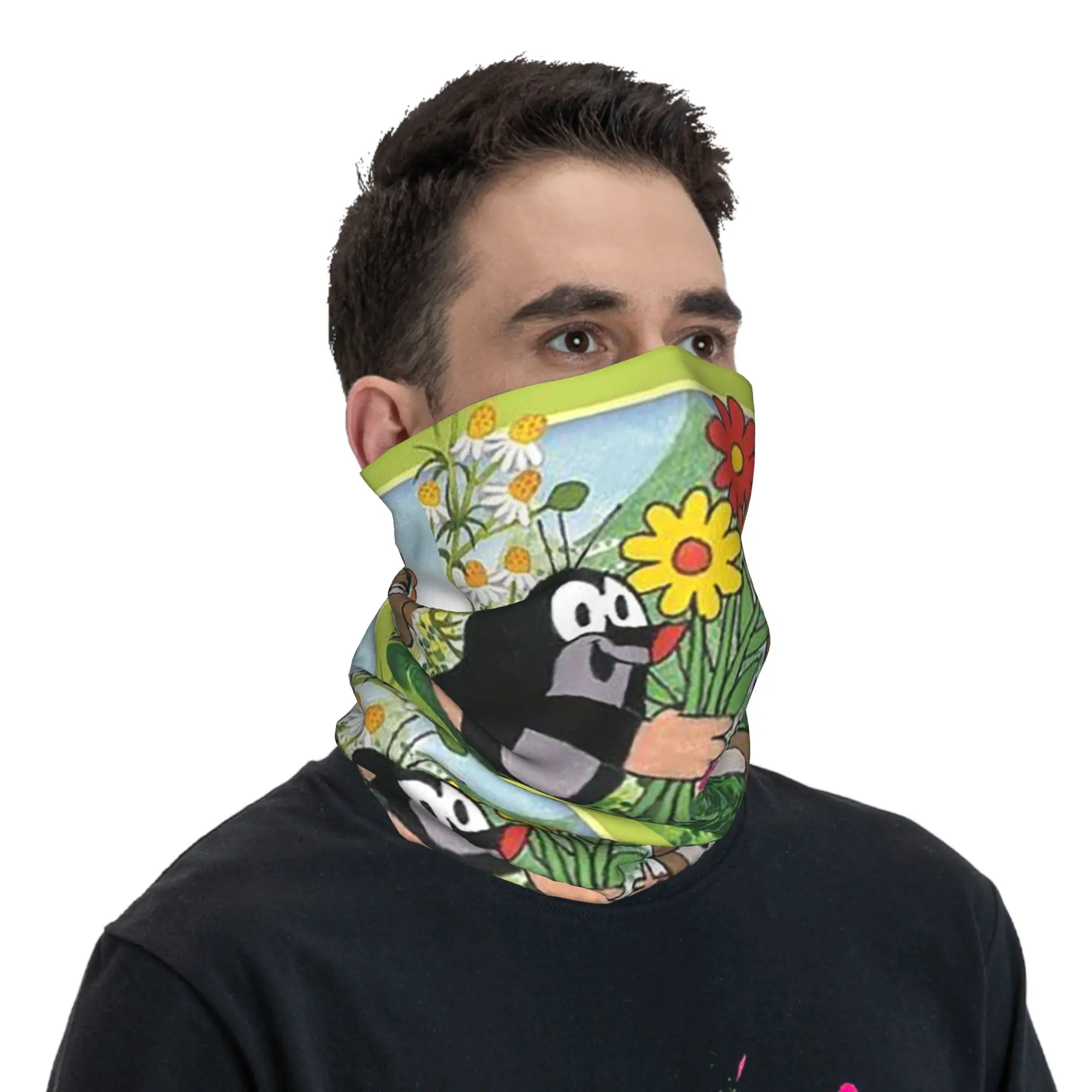 

Чешские мультфильмы Krtek Mole Бандана Шея Гетры Маска с принтом Шарф Многофункциональная Балаклава Велоспорт Унисекс Взрослый Ветрозащитный