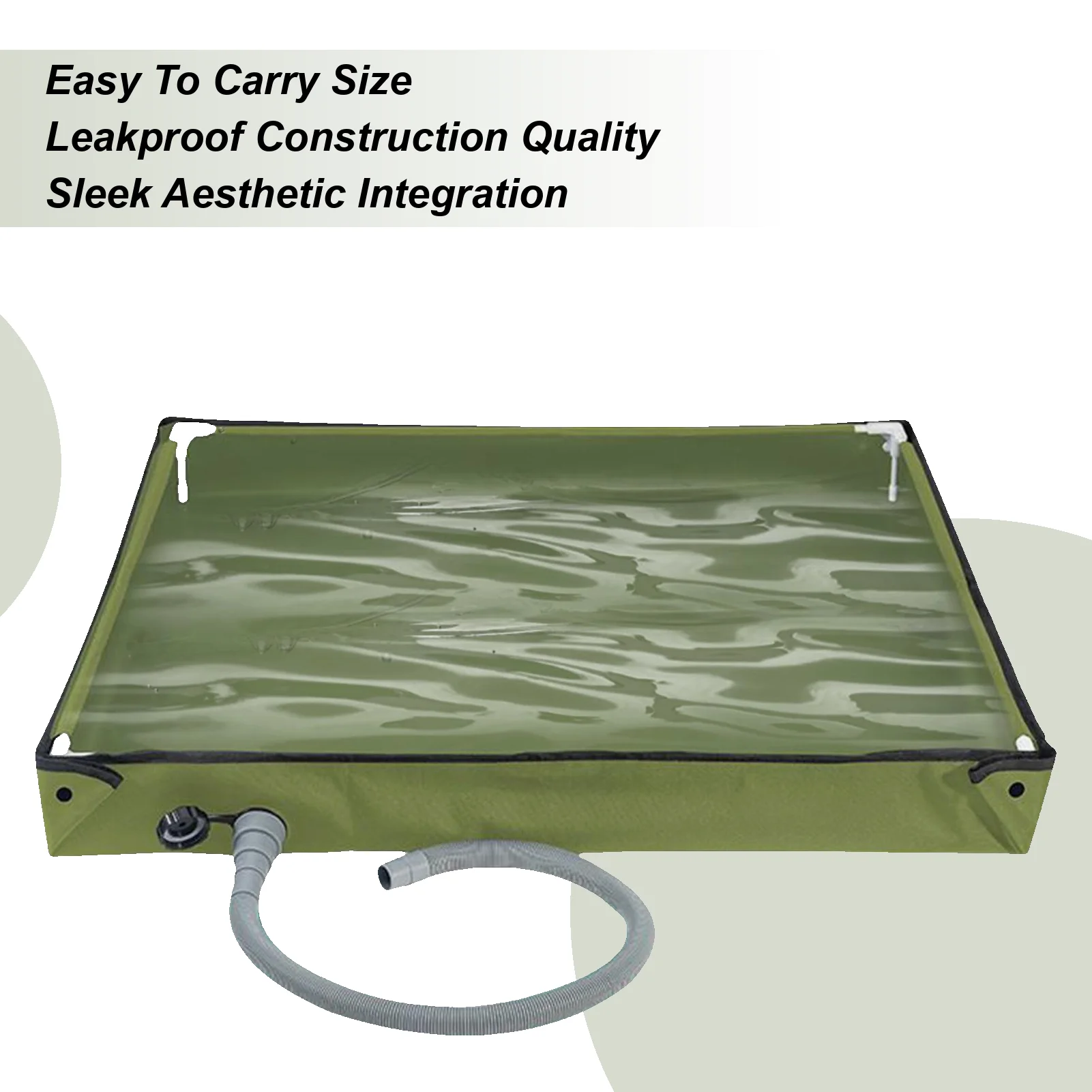 

Портативная душевая кабина, нижняя дренажная основа для душа, портативное многофункциональное складное ведро для воды для путешествий, пляжная палатка для ванной комнаты