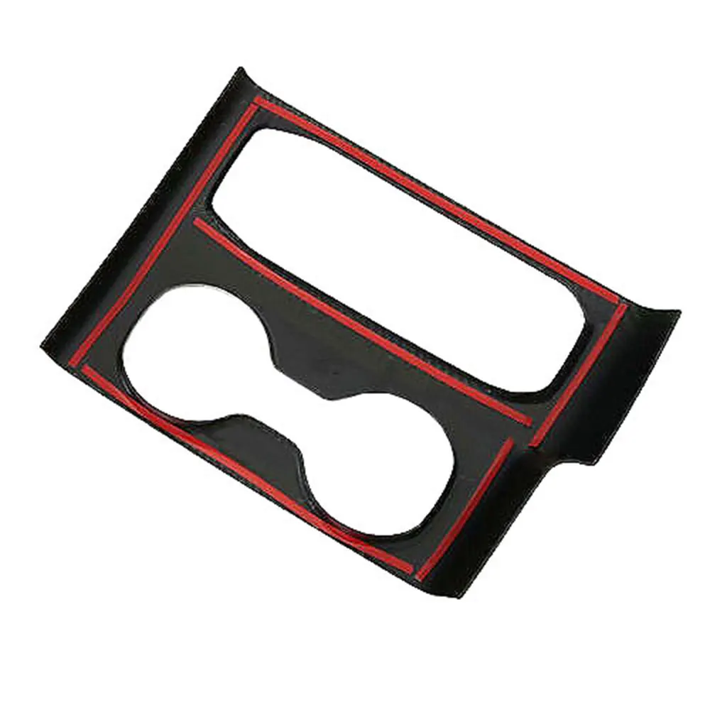 ABS Carbon Fiber Shift Gear Position Panel Cover Trim for Hyundai Santa Fe 2019-2020