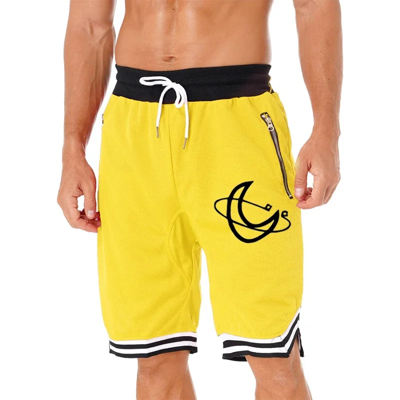 

Men's Basketball Shorts Dynamic Flex Waistband - Non-Slip Elastic & Thigh Airflow Vents (Gym/Street)