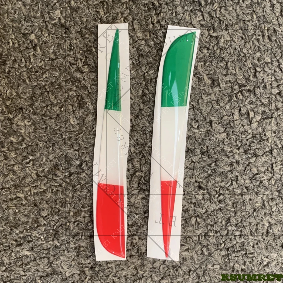 For Ducati Streetfighter V4 V4S New Italian Three-color 3D Stickers Flags Italian 3D Case Sticker Decal