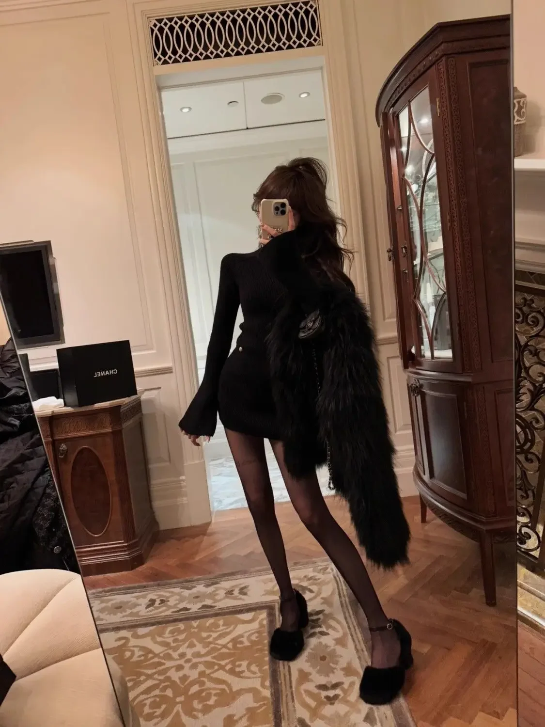 Japanese Sweet Mini Dress Women Lace Doll Collar Shirt + Fairy Bow Pink Dress Set Elegant Fashion Birthday Party Dress Sets Fall