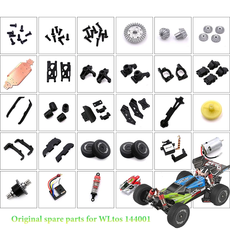 

WLtoys 144001 144010 124016 124017 124018 124019 Оригинальные запасные части для радиоуправляемого автомобиля Карданный вал Собачья кость Задний мост Автомобильные аксессуары
