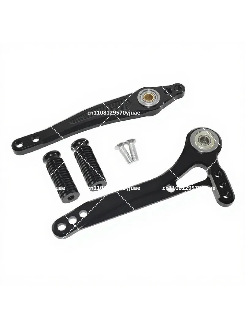 Rear Brake Pedal Lever Adjustable Dual Bearings for Racing Motorcycle Footpeg Rearset Kit