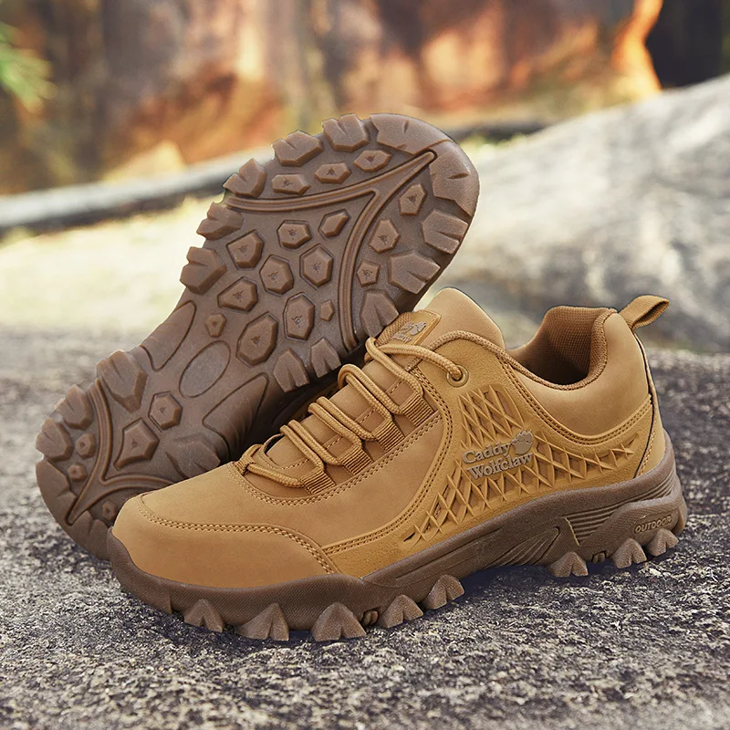 Lynjacye Big Size 51 50 Men‘s Waterproof Hiking Shoes Outdoor Trainers Lace-up Climbing Shoes Women Trekking Sneakers