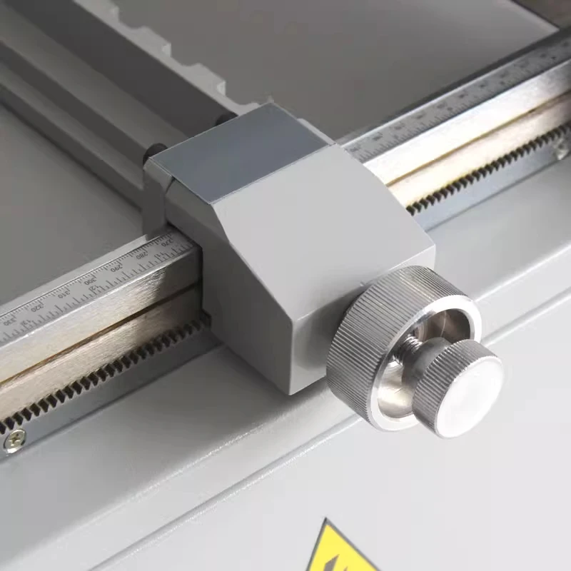 Electric Paper Cutter with LCD Panel and Infrared Light Positioning Ideal for Cutting Label Office Laboratory