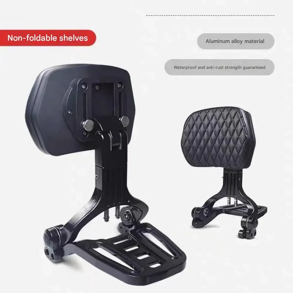 Suitable for VOGE CU625 CU250 CU525 retrofit with folding backrest, telescopic backrest, aluminum alloy rear rack accessories.