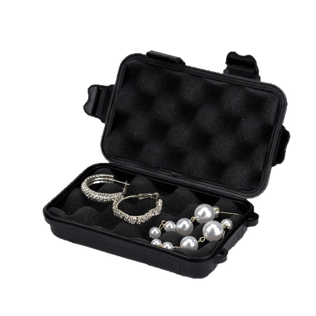 Dual Strong Magnetic Waterproof Tool Box Car Portable Built-in Sponge Pad Storage Box Valuable Items Storage Box Key