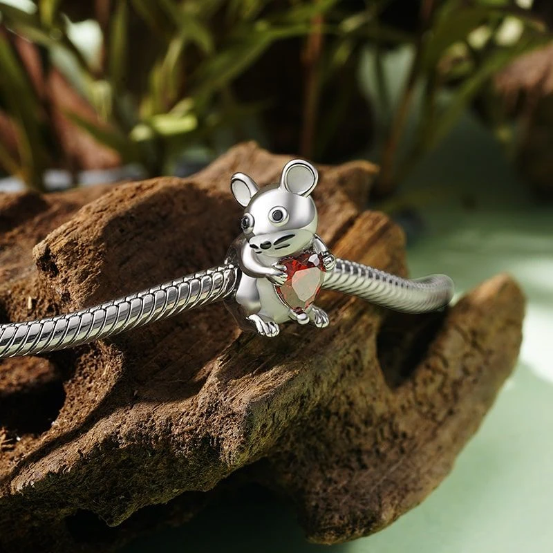 2024 Hot Sale 925 Sterling Silver Lucky Grass Rose Swallow Charms Beads Fit Original Pendant Bracelet DIY Fashion Woman Jewelry