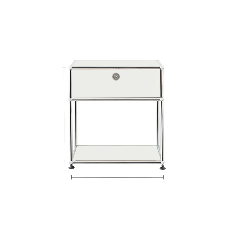 

Ins wind metal TV cabinet Internet celebrity decorative cabinet medieval side cabinet shelf