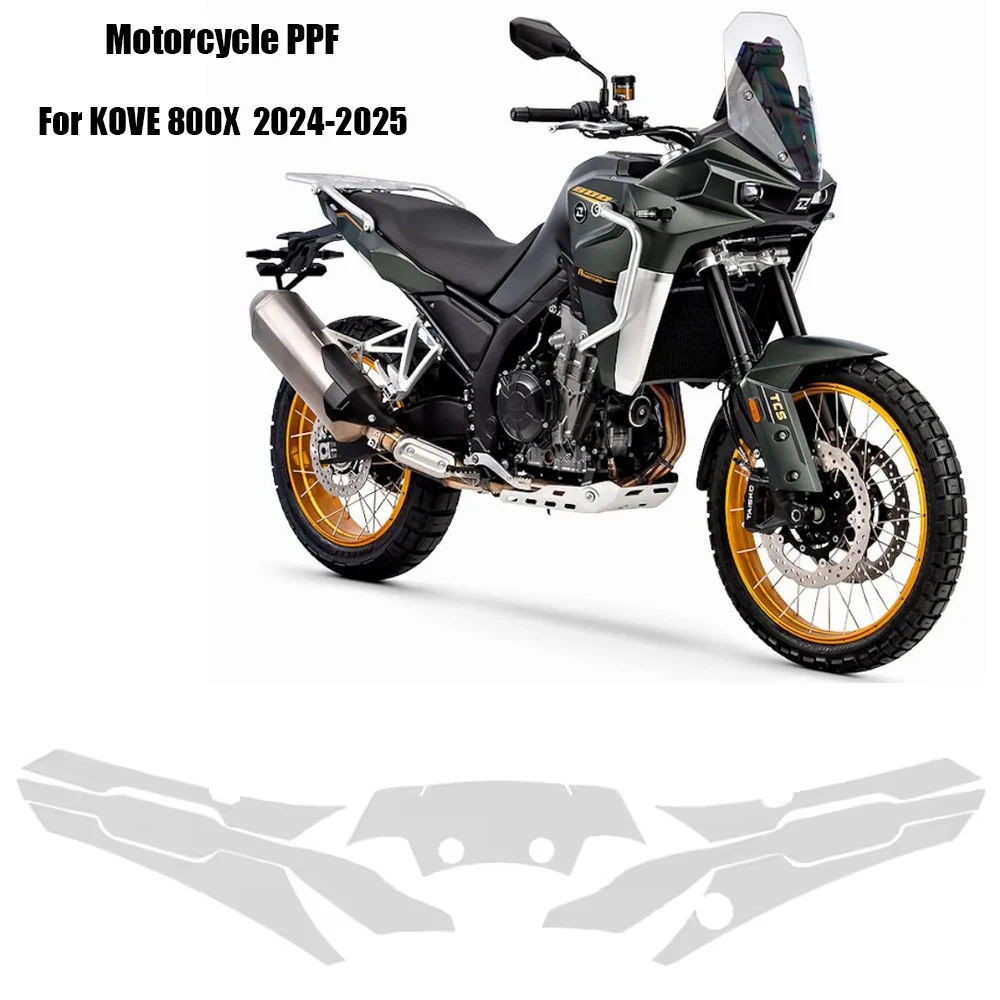 

Защитная пленка из ТПУ для мотоцикла 800X Adventure PPF, самовосстанавливающаяся, для KOVE 800X, защита кузова от царапин, комплект