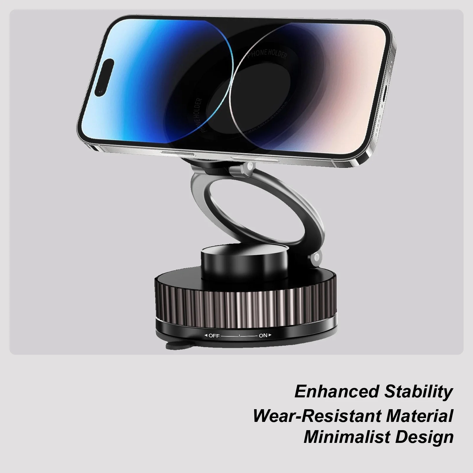 

Car Phone Holder Magnetic 360 Degree Rotatable Car Phone Holder Foldable Suction Cup Smartphone Bracket For Dashboard Vent