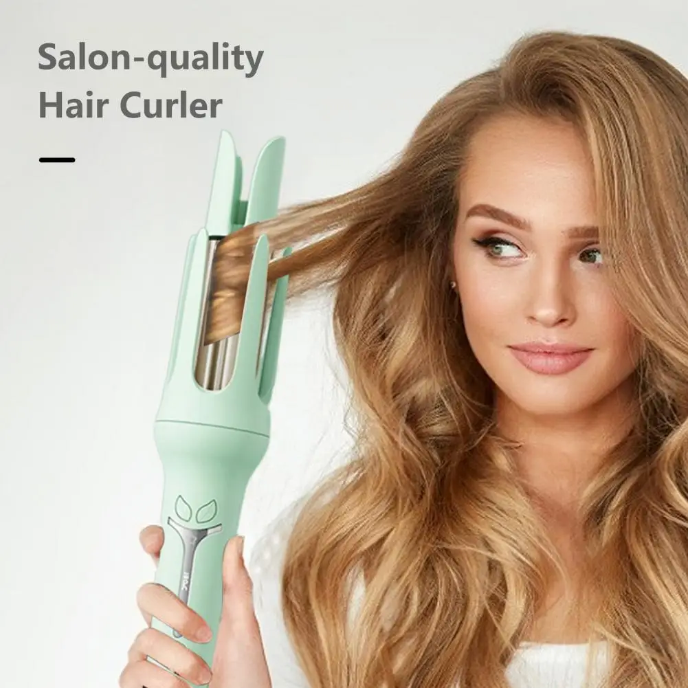 Ceramic Coated Hair Curler 32mm Automatic Curling Iron with 3 Temperature Settings Fast Heating Ceramic Hair Curler for Women