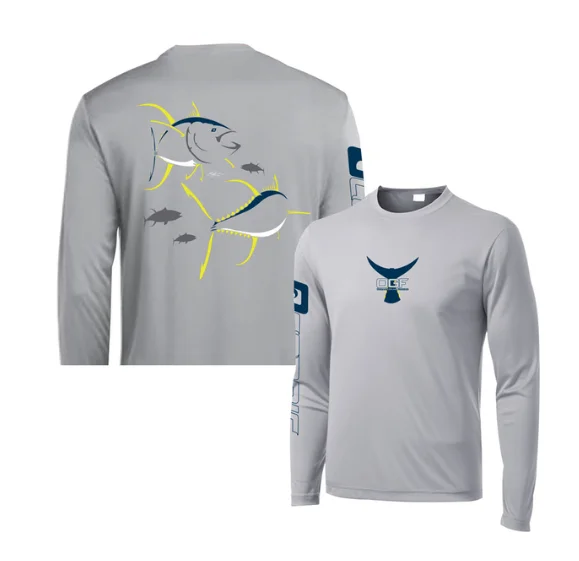 المحيطات والعتاد الصيد قمصان طويلة الأكمام الأشعة فوق البنفسجية حماية الرطوبة فتل التجفيف السريع تنفس قمصان الصيد ملابس الصيد #1