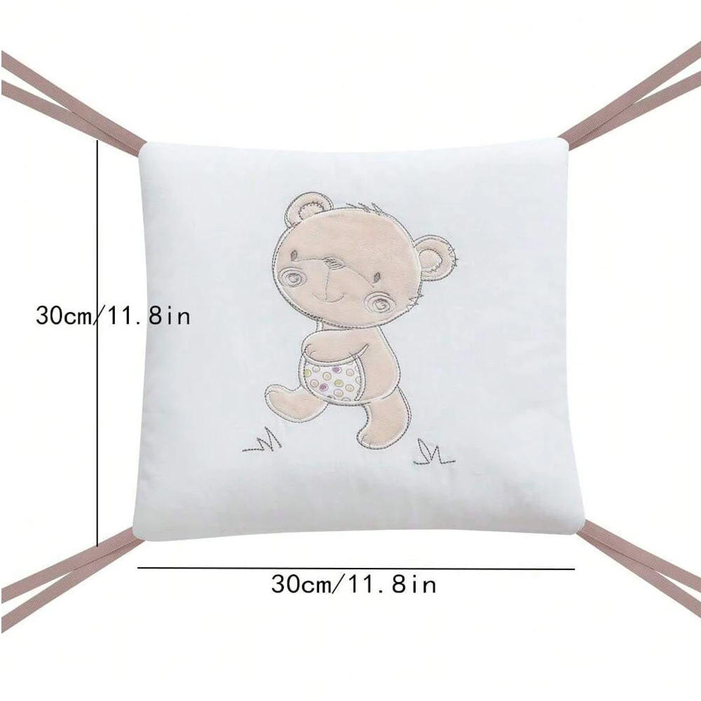 Защита для детской кроватки, накладки на бампер для кроватки, 6 шт./компл., бампер для детской кроватки, детская безопасная кровать вокруг хлопчатобумажной кроватки, защита от столкновений, защита от падения