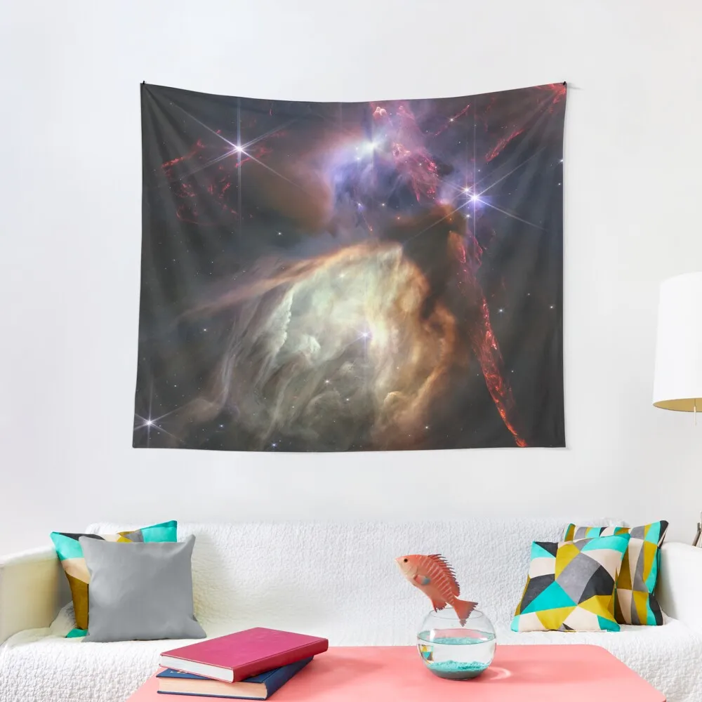 

Rho Ophiuchi (NIRCam Image) James Webb Space Telescope Tapestry Room Decor Funny Bedroom Decor Aesthetic Tapestry