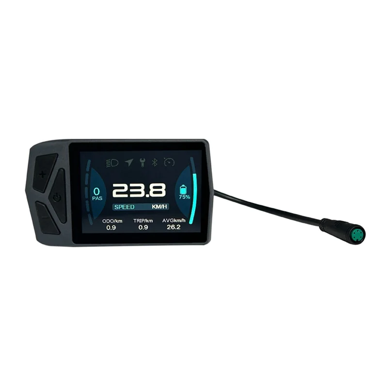 Electric Bicycle Display LCD Meter B02U for Bafang Mid Motor BBS 01 02 HD Ebike Panel Waterproof