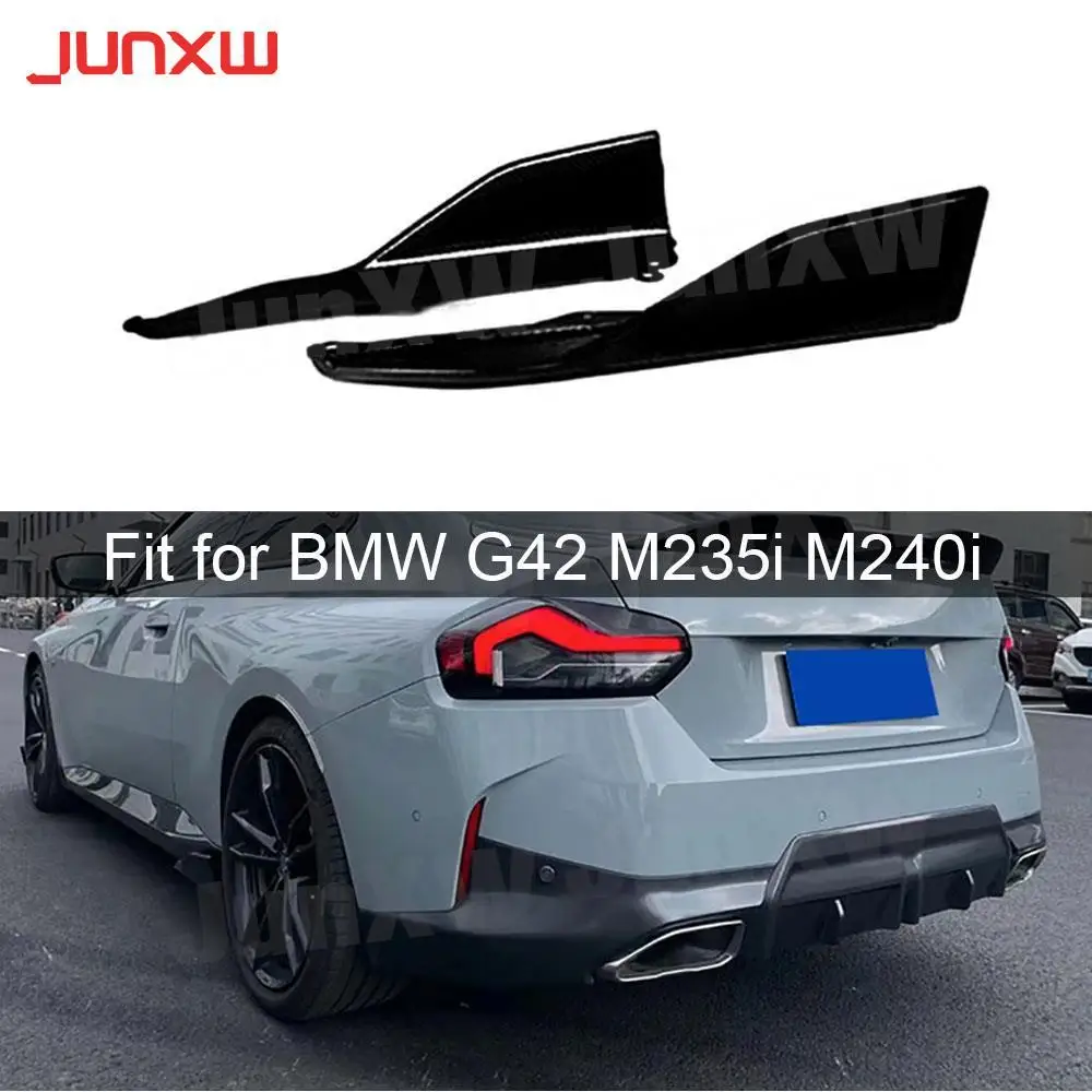 

ABS Side Bumper Lip Splitter Spoiler Side Aprons for BMW G42 M235i M240i Coupe 2021+ Side Skirts Extensions