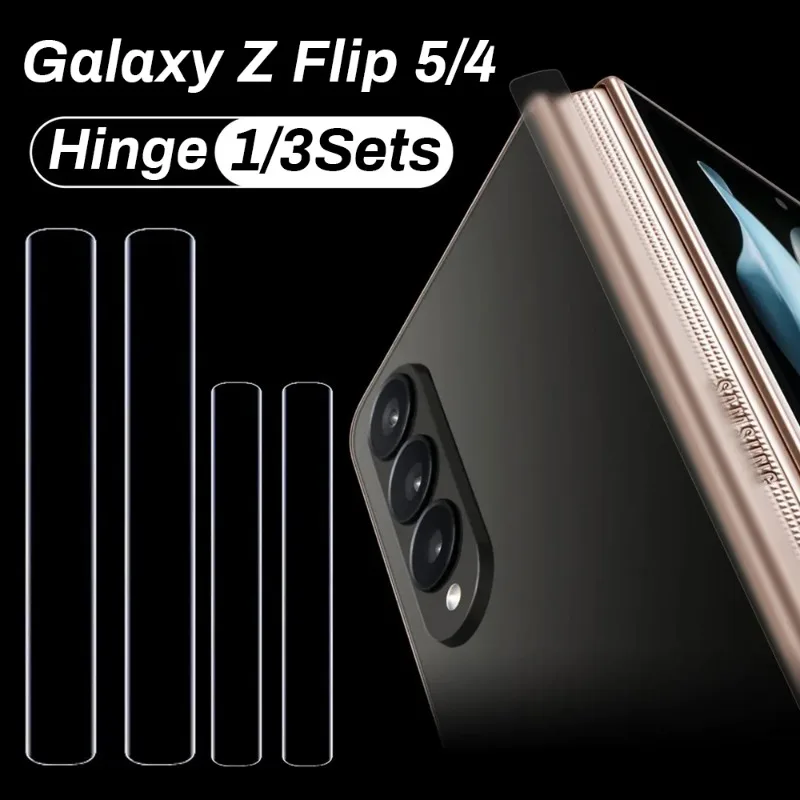 For Samsung Galaxy Z Flip 5 4 3 Protective Film HD Clear Phone Hinge Protector for Samsung Z Fold 5/4/3/2 Soft Hydrogel Film